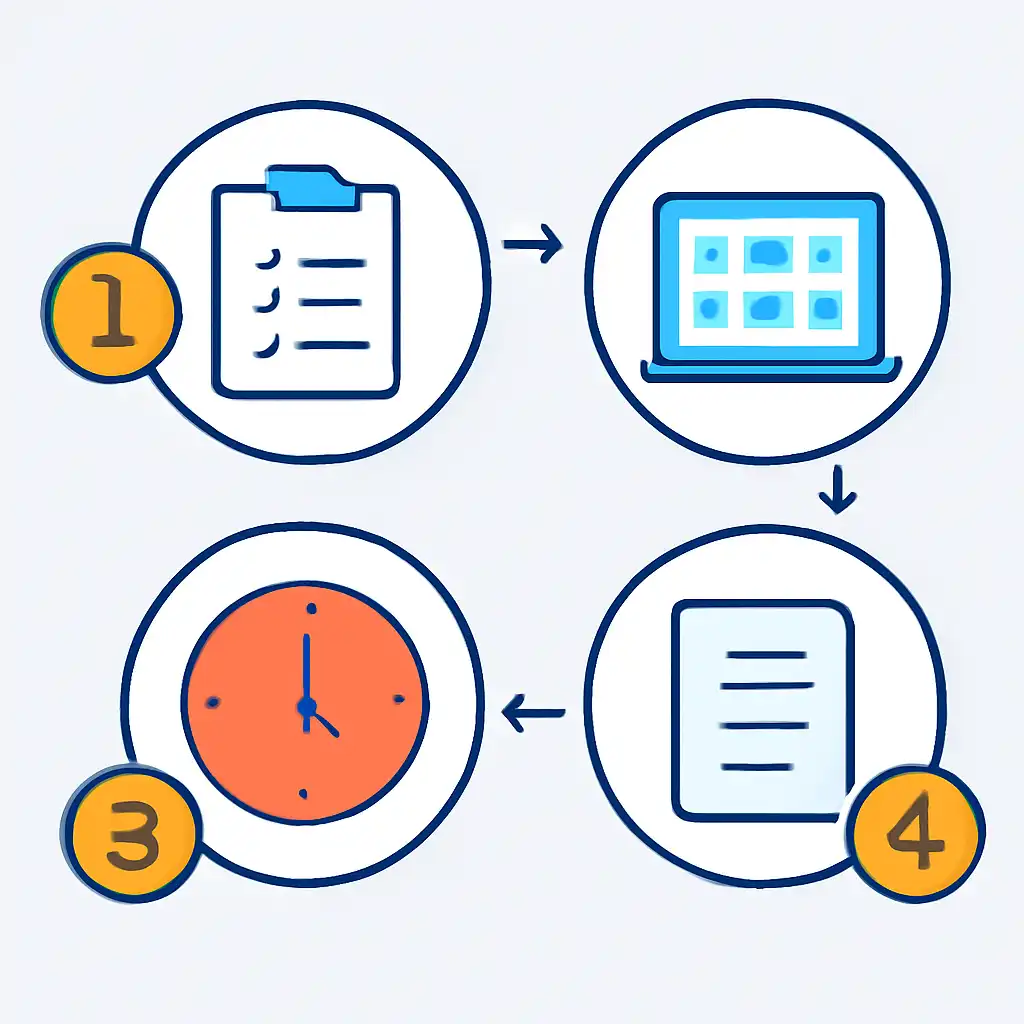 Annotated step diagram: result publication delays process with numbered callouts, Lottery Sambad